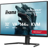 iiyama G-Master Red Eagle GB3261UHSCP-B1 31.5" 4K Ultra HD gaming monitor Zwart (mat), 1x DisplayPort, 2x HDMI, 3x USB-C, 2x USB-A, 144 Hz, 144 Hz, HDMI, DisplayPort, USB-C, Audio, AMD FreeSync 