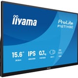iiyama ProLite P1671HSC-B1 15.6" monitor Zwart, 1x Mini HDMI (Type-C), 2x USB-C, Audio