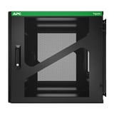 APC NetShelter AR112SM, 12U, wandmontage server rack Zwart/groen, 60(b) x 62,2(h) x 103,7(d) cm, UPS-diepte zijmontage