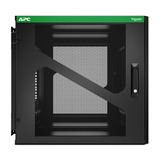 APC NetShelter AR112SM, 12U, wandmontage server rack Zwart/groen, 60(b) x 62,2(h) x 103,7(d) cm, UPS-diepte zijmontage