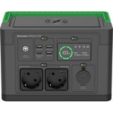 APC Schneider OffGrid draagbare Power Station 330 powerstation Zwart/groen, PPS330-GR, Lithium-ion batterij 332Wh, 2x 230V 300W, 3x USB-A, 1x USB-C PD 60W