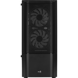 Aerocool Quantum Mesh v3 Tower-behuizing Zwart/grijs | USB-A 2.0 | 2x USB-A 3.2 (5 Gbit/s) | 2x Audio | Window-kit