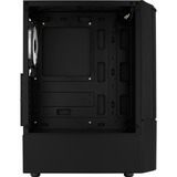 Aerocool Quantum Mesh v3 Tower-behuizing Zwart/grijs | USB-A 2.0 | 2x USB-A 3.2 (5 Gbit/s) | 2x Audio | Window-kit
