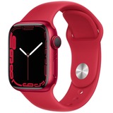 Apple Watch S7 smartwatch Rood, 41mm, sportarmband, aluminium behuizing