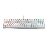 CHERRY XTRFY MX BOARD 3.0S RGB gaming toetsenbord Wit, US lay-out (QWERTY), Cherry MX Blue, 100%, RGB