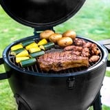 Char-Griller AKORN Kamado 20" houtskoolbarbecue & smoker Zwart, Ø 50cm