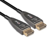 Club 3D DisplayPort 1.4 Active Optical Unidirectional kabel Zwart, 20 meter, 4K 120Hz, 8K 60Hz