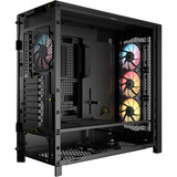 Corsair FRAME 5000D RS ARGB midi tower behuizing Zwart | 4x USB-A | 1x USB-C | RGB | Tempered Glass