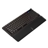 Corsair VANGUARD 96 WIRELESS RGB mechanisch gaming toetsenbord Zwart, US lay-out (QWERTY), Corsair MLX Plasma, 96%, RGB, Keycaps PBT double-shot, ABS single-shot, Hot-swap, RF2.4 / USB / Bluetooth