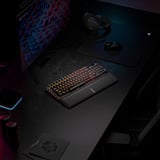 Corsair VANGUARD 96 WIRELESS RGB mechanisch gaming toetsenbord Zwart, US lay-out (QWERTY), Corsair MLX Plasma, 96%, RGB, Keycaps PBT double-shot, ABS single-shot, Hot-swap, RF2.4 / USB / Bluetooth