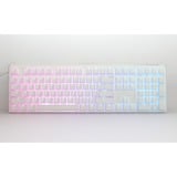 Ducky One 3 Classic Pure White RGB mechanisch toetsenbord Wit, US lay-out (QWERTY), Cherry MX Speed Silver, 100%, RGB led, Double-shot PBT, Hot-swappable, QUACK Mechanics