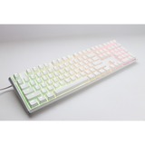 Ducky One 3 Classic Pure White, toetsenbord Wit, US lay-out, Cherry MX Speed Silver, RGB led, Double-shot PBT, Hot-swappable, QUACK Mechanics