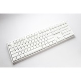 Ducky One 3 Classic Pure White, toetsenbord Wit, US lay-out, Cherry MX Speed Silver, RGB led, Double-shot PBT, Hot-swappable, QUACK Mechanics