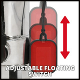 EINHELL GC-DP 7035 N ECO PLUS Vuilwaterpomp Roestvrij staal/rood