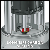 EINHELL GC-DP 7035 N ECO PLUS Vuilwaterpomp Roestvrij staal/rood