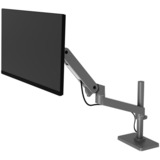 Ergotron LX Pro Desk Monitor Arm, Tall Pole monitorarm Donkergrijs