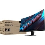 GIGABYTE GS27FC 27" Curved gaming monitor Zwart (mat), 180Hz, HDMI, DisplayPort, AMD Free-Sync