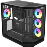 HYTE HYTE Y50 Pitch Black midi tower behuizing Zwart | 2x USB-A | 1x USB-C | RGB | Window