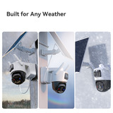 Imou AOV Dual lens 5MP+5MP buitencamera bundel Wit, 2 stuks, 3K, 4G LTE, WiFi 6, Solar panel