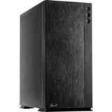 Inter-Tech F-762 Silencer midi tower behuizing Zwart | 3x USB-A