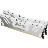 Kingston FURY 64 GB DDR5-6400 Kit werkgeheugen Wit, KF564C32RWK2-64, Renegade XMP