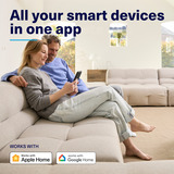 KlikAanKlikUit MAGC-2300 Matter stekkerschakelaar voor buiten Zwart, Google Home, Apple Home, tot 2300W 