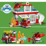 LEGO DUPLO - Brandweerkazerne & Helikopter Constructiespeelgoed 10970