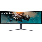 LG 49GR85DC-B 49" Curved Gaming Monitor Zwart, 2x HDMI, 1x DisplayPort, 2x USB-A 3.2 (5 Gbit/s), 240 Hz