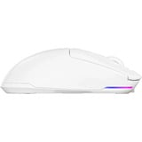 LORGAR MSA10W gaming muis Wit, 100 - 12000 dpi, RGB, Lightweight