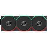 Lian Li UNI FAN TL FLEX Reverse 120 Wireless RGB case fans Zwart, 3 stuks, 120 x 124 x 28 mm, PWM, 3 stuks, Incl. Controller