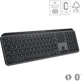 Logitech MX Keys S Advanced Wireless Illuminated Keyboard, toetsenbord Grafiet, US-International, US-international