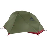 MSR Hubba NX Solo Backpacking Tent Olijfgroen/rood