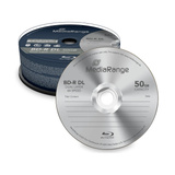 MediaRange BD-R Dual Layer 50 GB, Cake 25 blu-ray media 6x speed