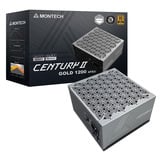Montech Century II 1200W voeding  Zilver, 6x PCIe, 1x 12V-2x6, Kabelmanagement