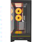 Montech HS02 PRO midi tower behuizing Zwart | 2x USB-A | 1x USB-C | RGB | Window