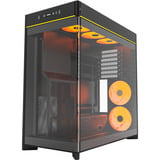 Montech HS02 PRO midi tower behuizing Zwart | 2x USB-A | 1x USB-C | RGB | Window
