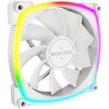 Montech RX120 PWM RGB case fan Wit, 120 x 25 x 120 mm, 3-pin ARGB
