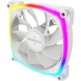 Montech RX120 PWM RGB case fan Wit, 120 x 25 x 120 mm, 3-pin ARGB