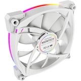 Montech RX120 PWM RGB case fan Wit, 120 x 25 x 120 mm, 3-pin ARGB