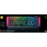 Razer BlackWidow V4 RGB mechanisch gaming toetsenbord Zwart, US lay-out (QWERTY), Razer Yellow, 100%