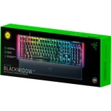 Razer BlackWidow V4, gaming toetsenbord Zwart, US lay-out, Razer Yellow, RGB leds, Doubleshot ABS