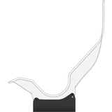 Res-Tech GT Carbon Seat Support bevestiging Zwart
