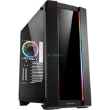 Sharkoon ELITE SHARK CA200G big tower behuizing Zwart | 4x USB-A | RGB | Tempered Glass