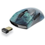 Sharkoon SGM25W gaming muis Turquoise/blauw, 12.000 dpi, RGB leds