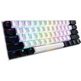 Sharkoon SKILLER SGK50 S4, gaming toetsenbord Wit/zwart, US lay-out, Kailh Brown, RGB leds, Hot-swappable, 60%