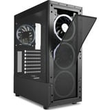 Sharkoon TK5M RGB midi tower behuizing Zwart | 3x USB-A | Tempered Glass