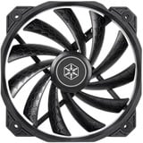 SilverStone Shark Force 160 case fan Zwart