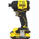 Stanley FatMax V20 18V Slagschroevendraaier slagmoersleutel Zwart/geel, Accu en oplader inbegrepen, met koffer