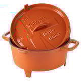 The Windmill Dutch Oven 3,8 liter Geëmailleerd kookpan Oranje