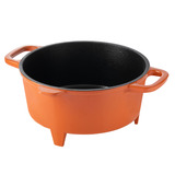 The Windmill Dutch Oven 3,8 liter Geëmailleerd kookpan Oranje
